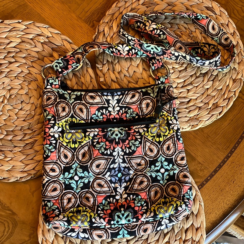 Vera Bradley Colorful Crossbody Bag with Intricate Patterns - Picture 2 of 9